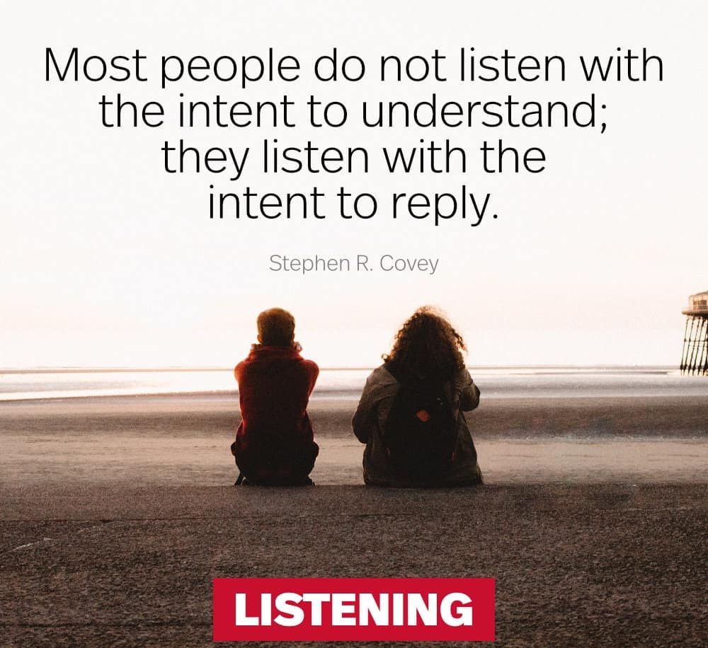 A Time to Speak, a Time to Listen